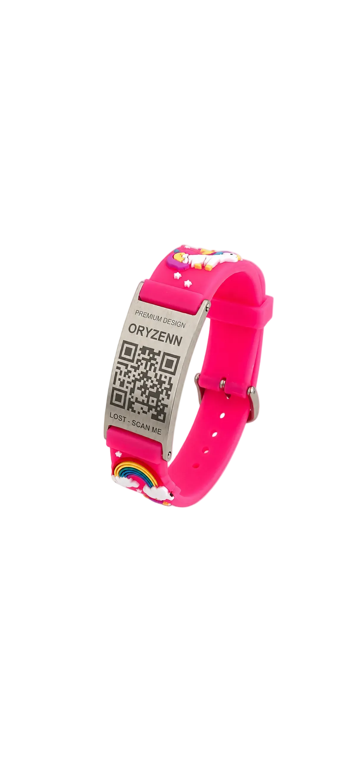 Bracelet connecté de sécurité Oryzenn pour enfant, modèle Licorne